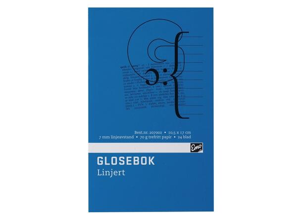 Glosebok EMO 105x170mm 24 blad 